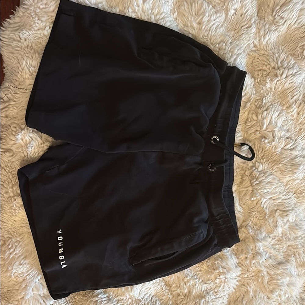 Black Athletic Shorts Young LA